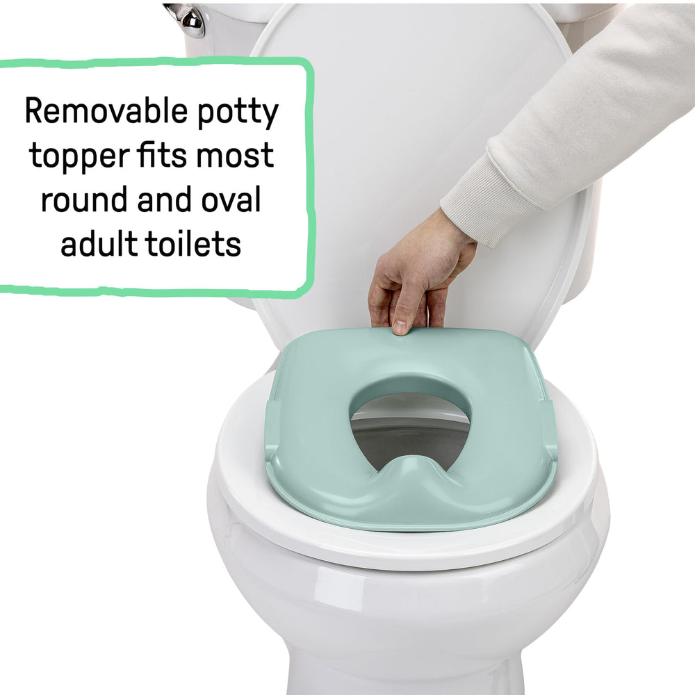 Ingenuity molded handles detail providing grip and balance for toddlers
