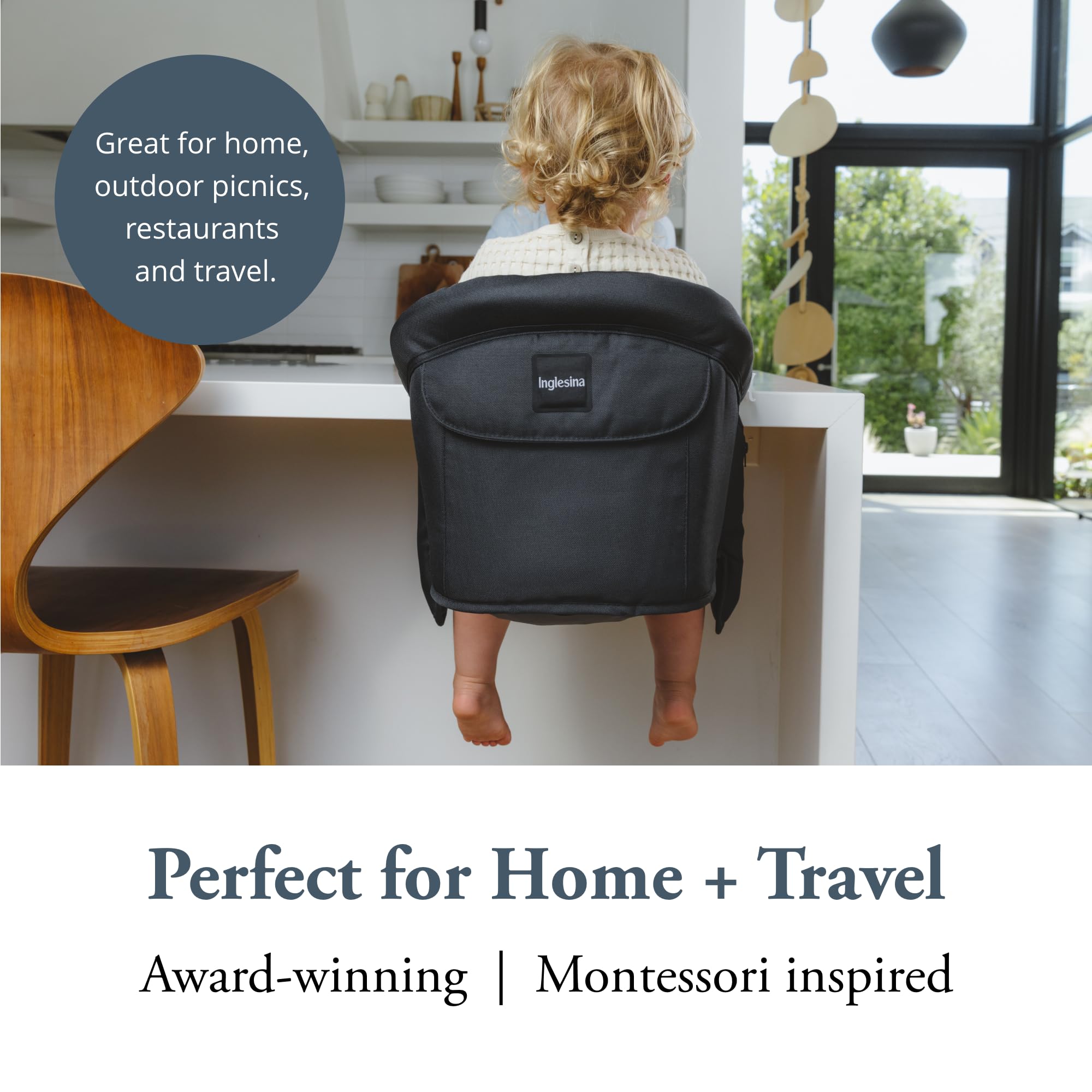 Inglesina rear storage pocket displaying handy organization benefit