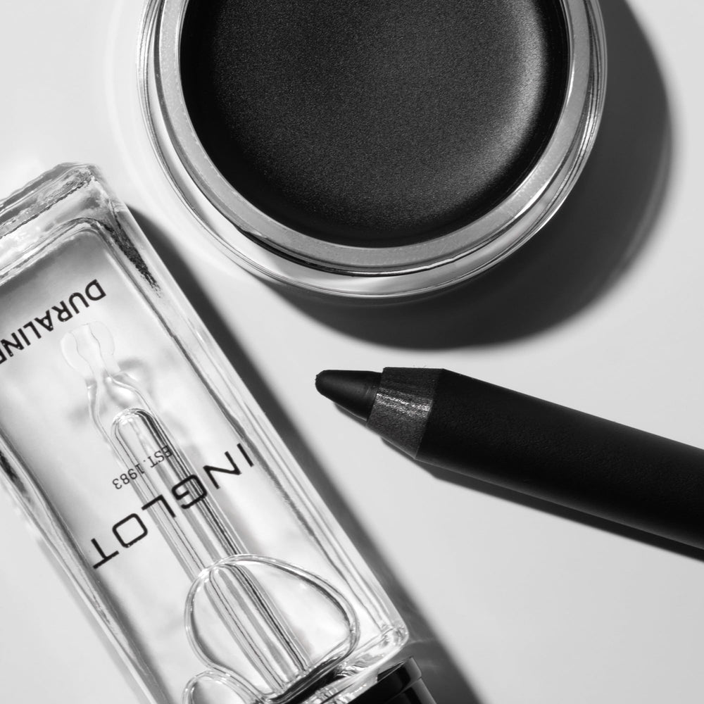 Inglot finished smoky eye look showcasing blendability and bold definition