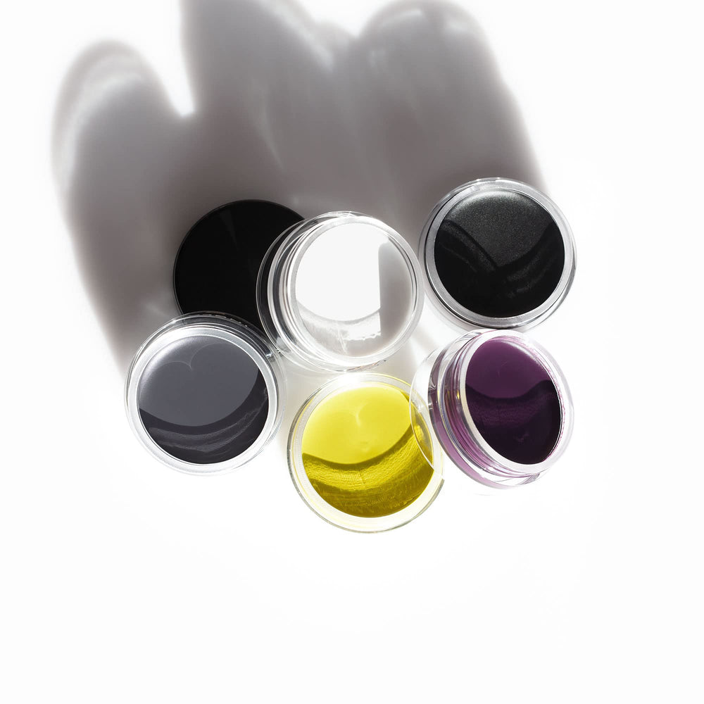 Inglot lid label close-up showing shade number 77 and vegan product badge
