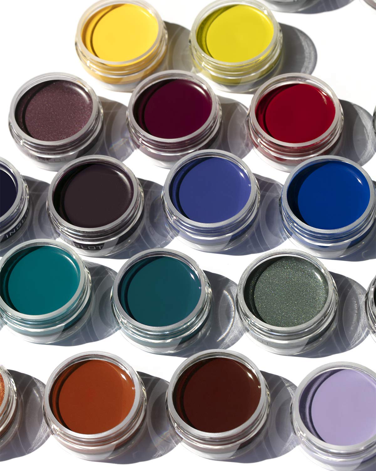 Inglot product on vanity with tools showing professional-ready styling