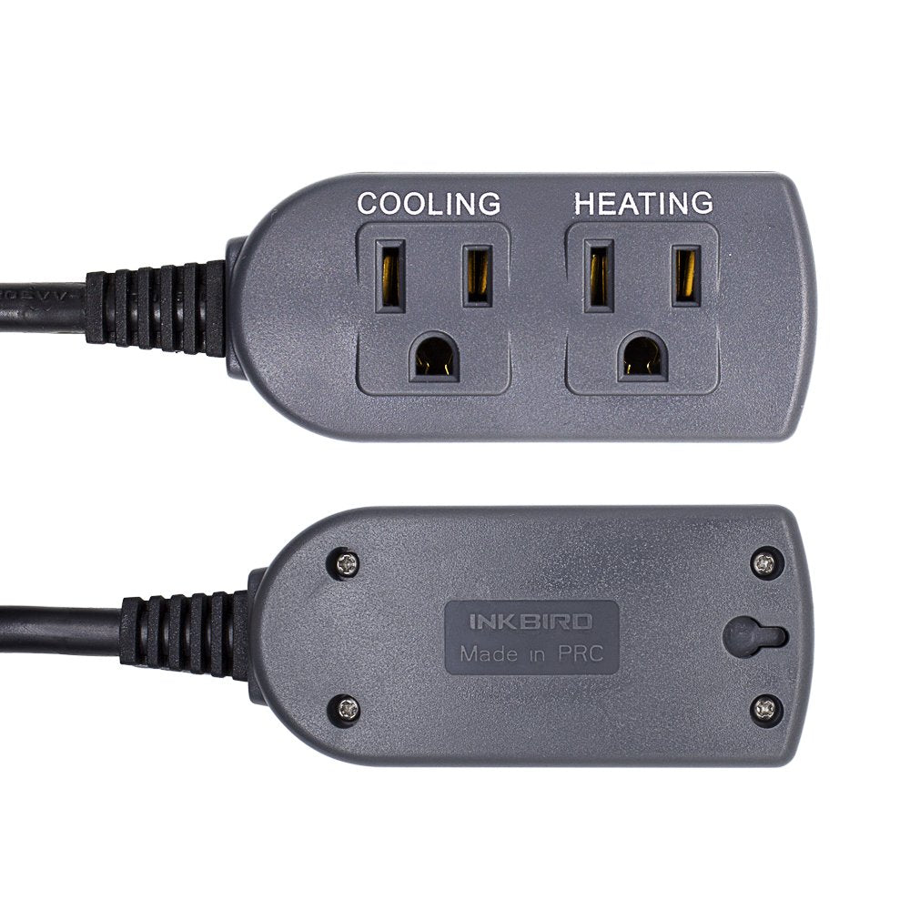 Inkbird ITC-308 installed inside a small fridge demonstrating cooling control benefit