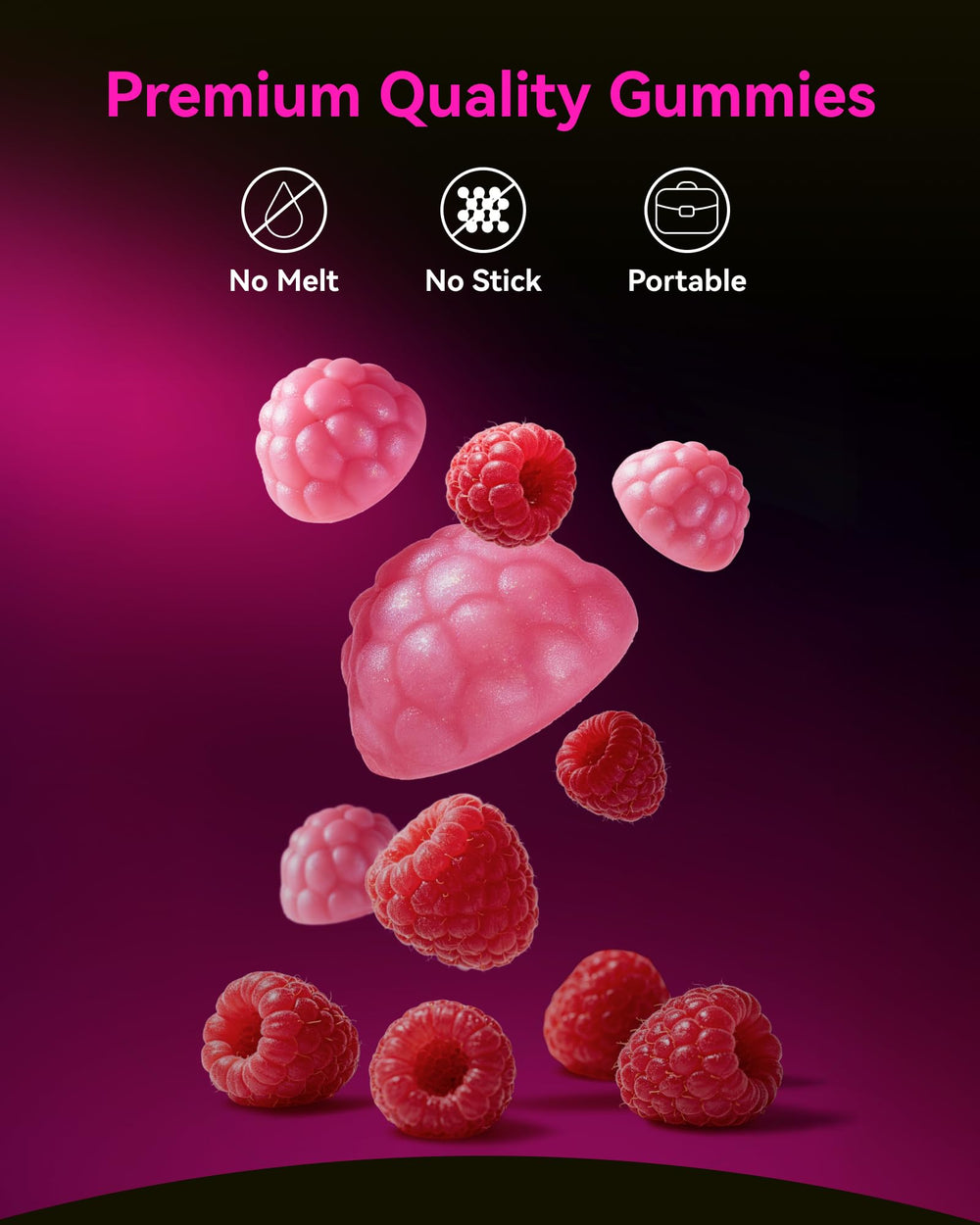 Inner Brightness gummies held in hand showing chewable convenience