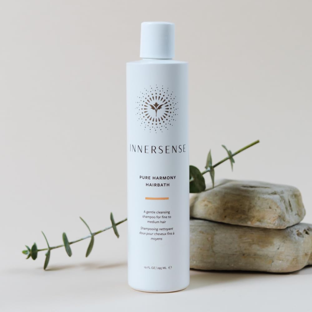 INNERSENSE product on bathroom shelf styled for clean-beauty routine