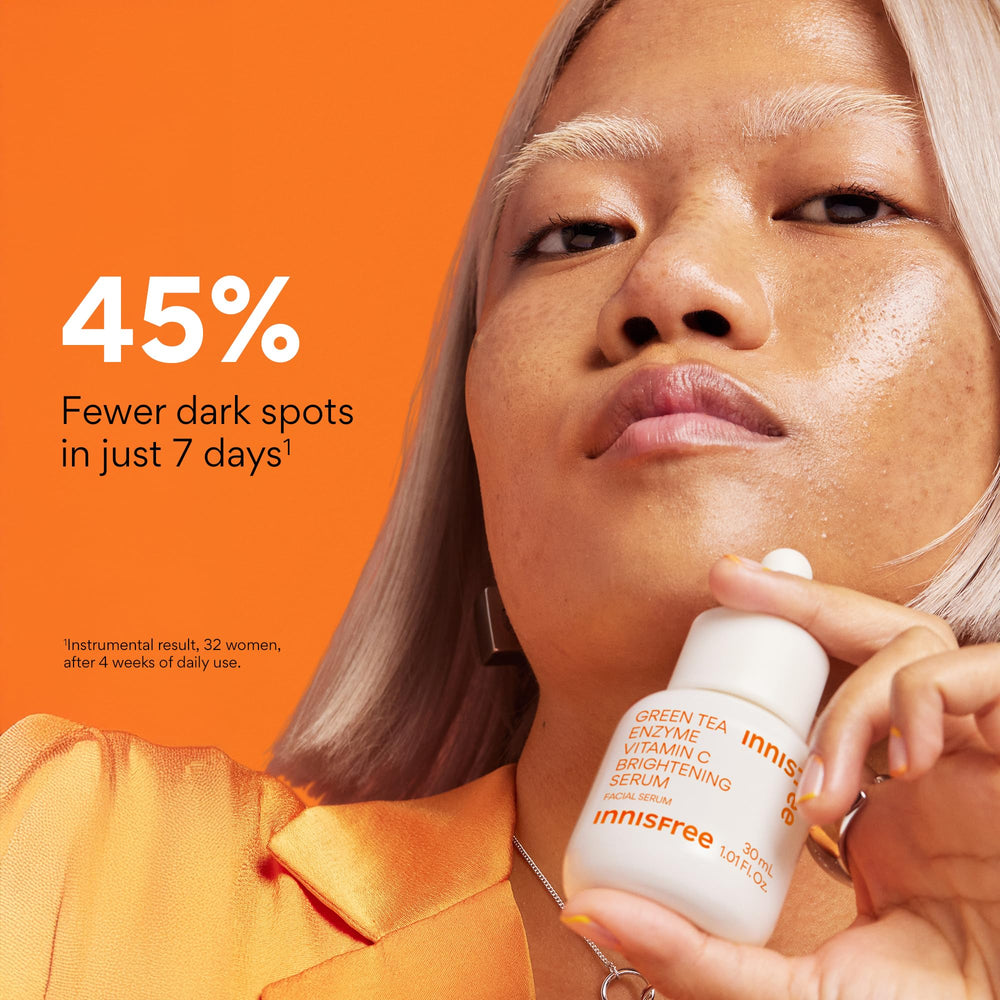 innisfree closeup label listing vitamin c and green tea enzyme benefits