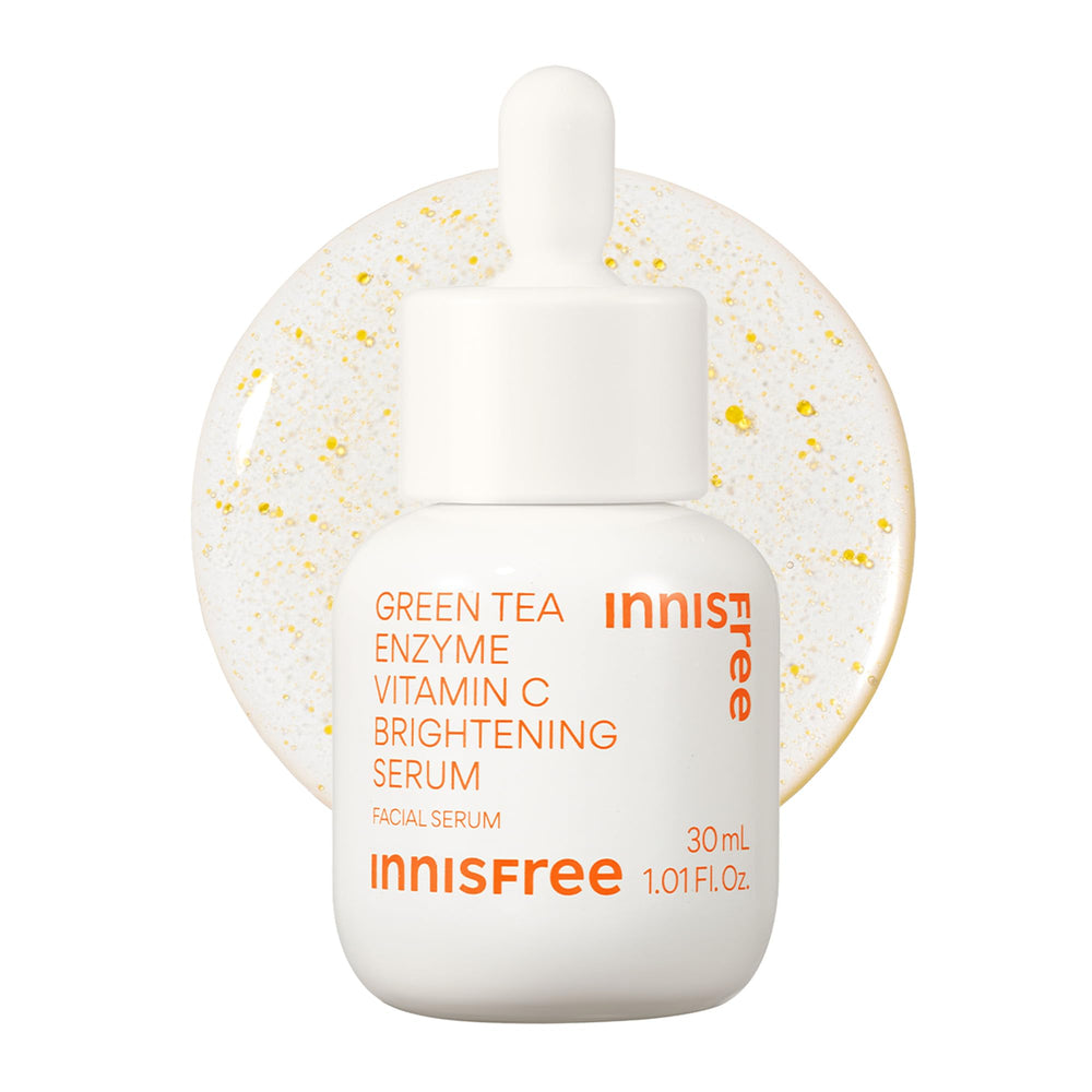 innisfree front bottle showing sleek serum packaging and brand clarity