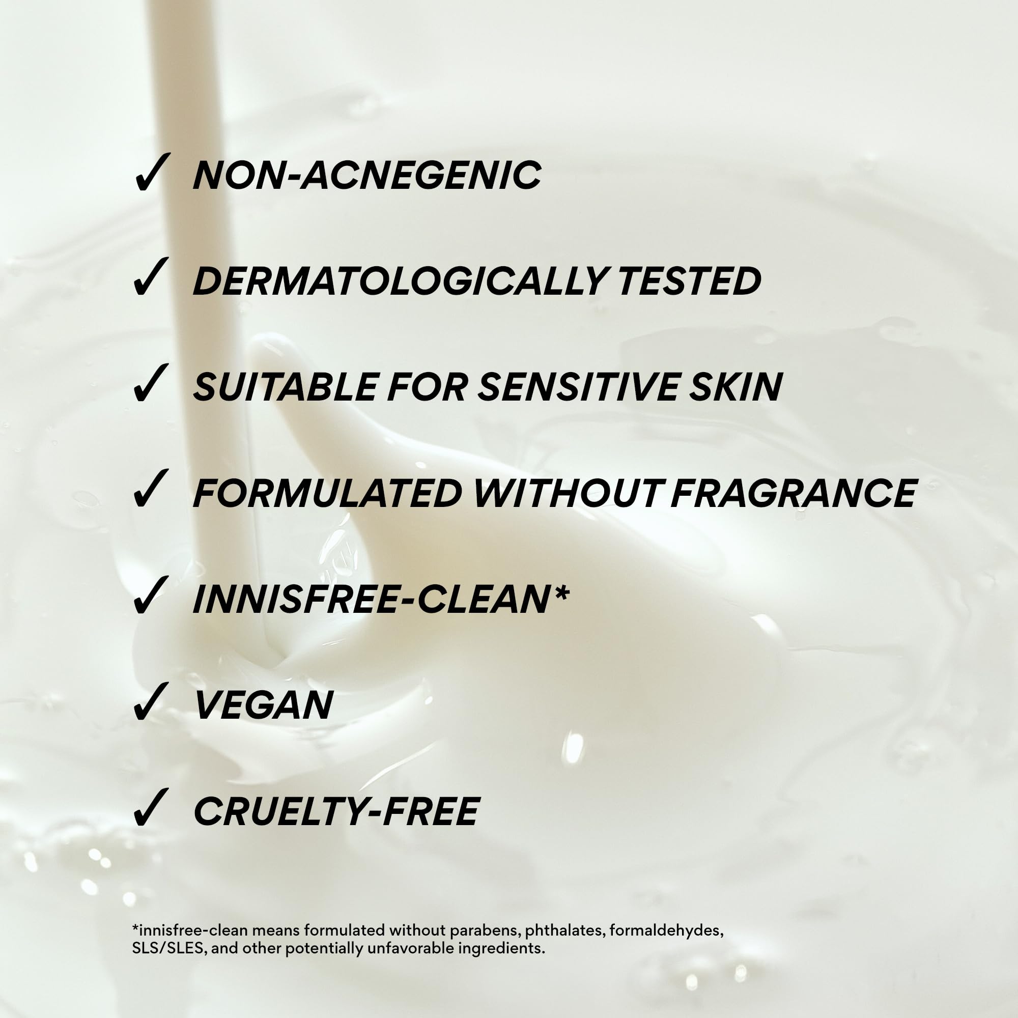innisfree before-and-after skin texture comparison showing reduced flakiness