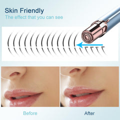 innobeaut close-up of rounded protection head for gentle trimming