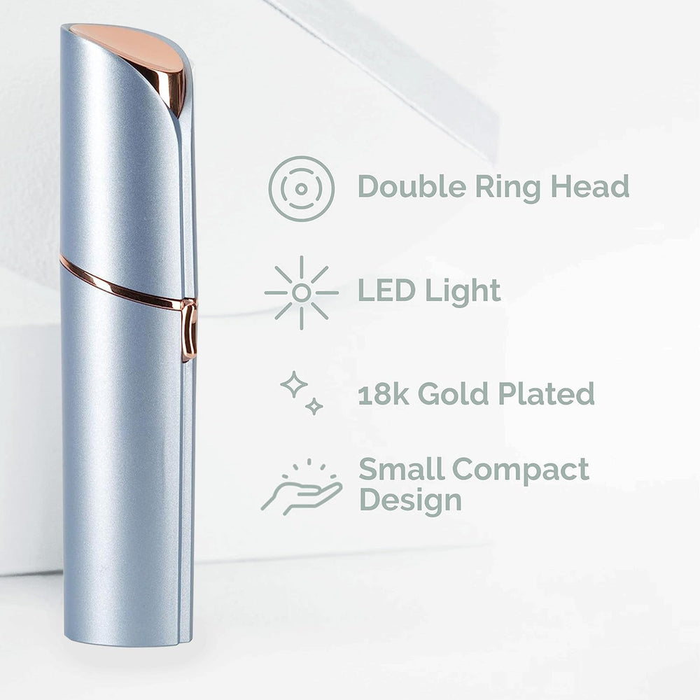 innobeaut packaging with trimmer, USB cable, and cleaning brush