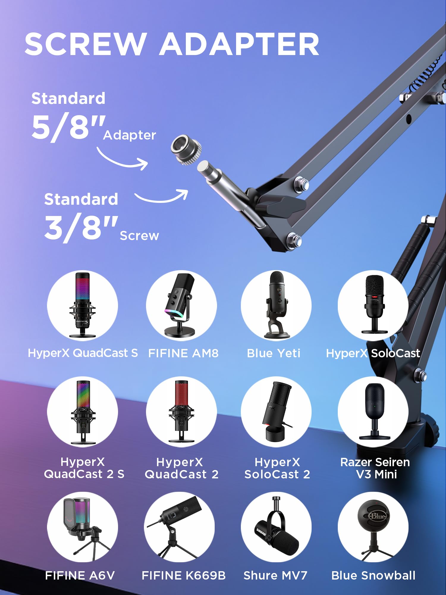 InnoGear clamp detail gripping desk edge securely for stability