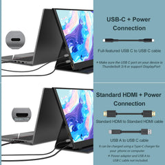 InnoView side ports with USB-C and HDMI visible for versatile connectivity