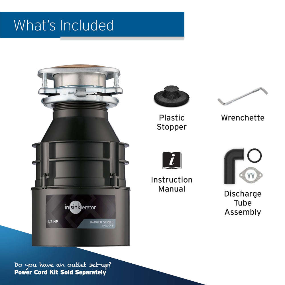 InSinkErator size comparison next to water bottle for compact scale benefit