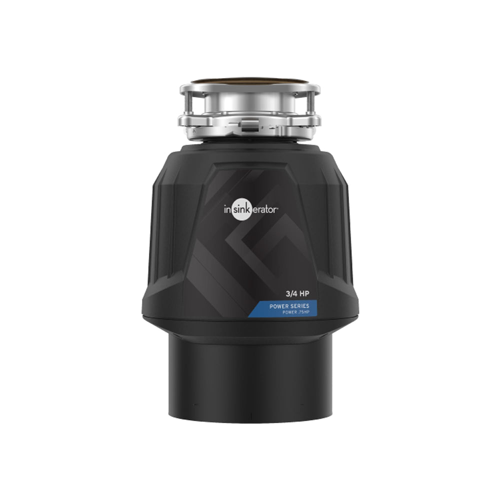 InSinkErator front view showing compact disposer and benefits for space