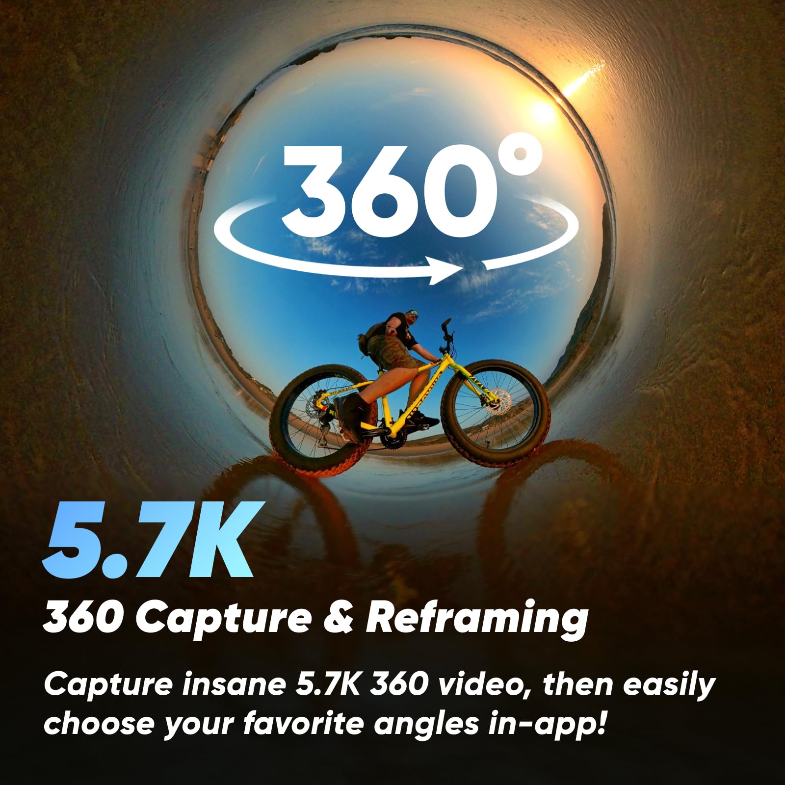 Insta360 X3 touchscreen back display for easy framing and on-device edits