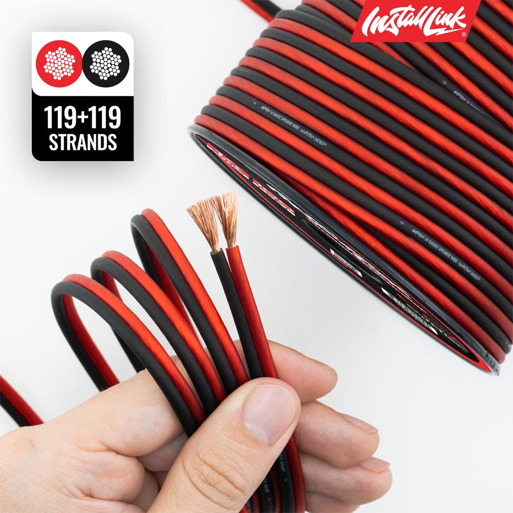 Install Link packaging label showing 14 AWG specs for confident selection