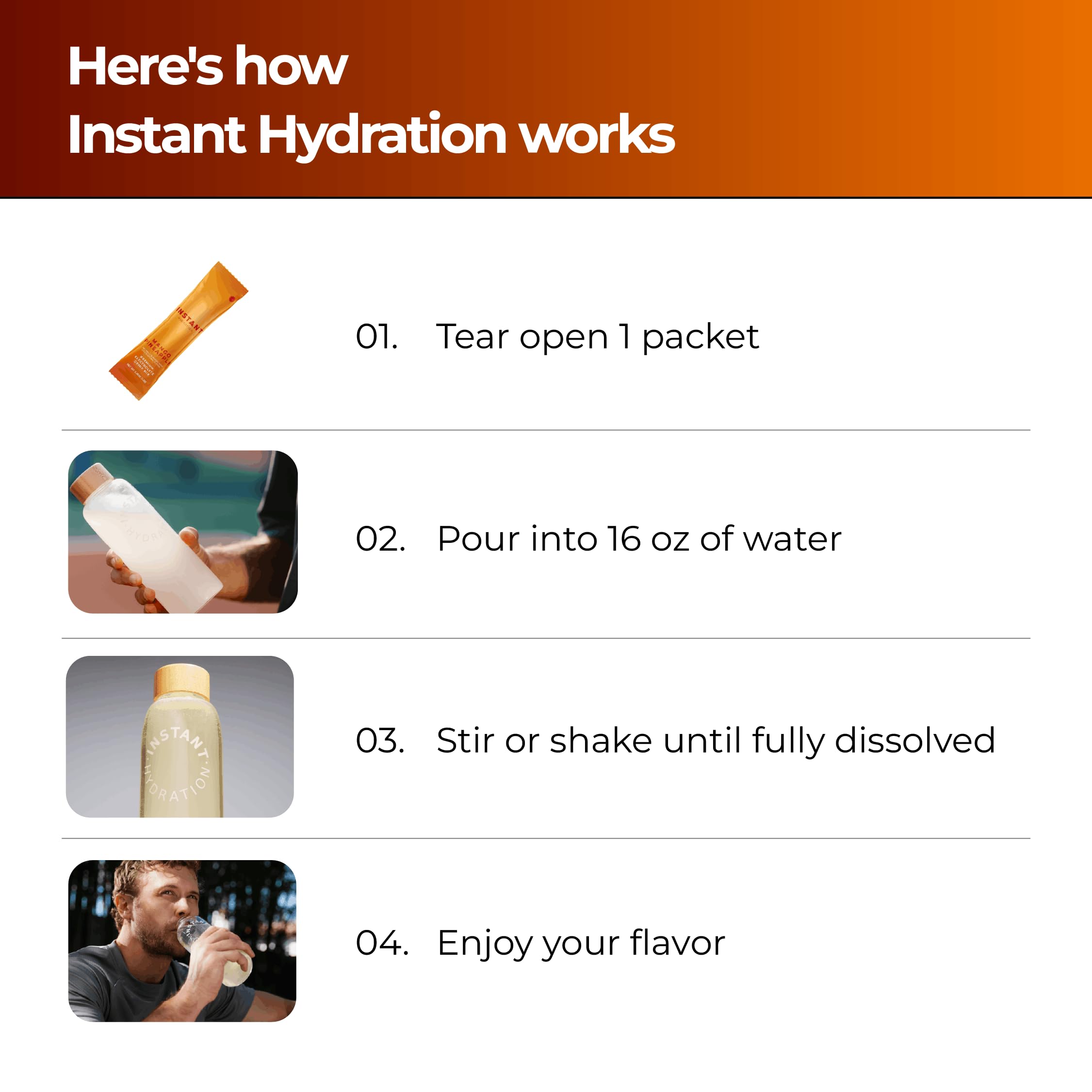 Instant Hydration being used by an athlete post-workout demonstrating recovery support