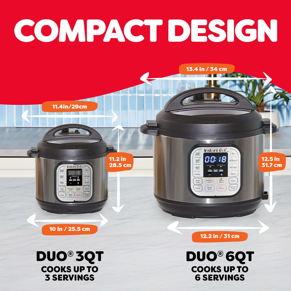Instant Pot control panel closeup illustrating one‑touch smart programs and convenience