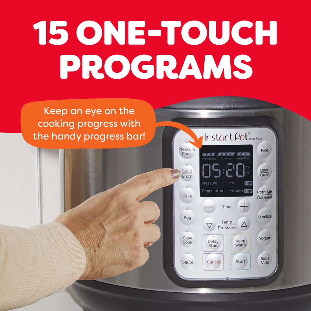 Instant Pot lid lock mechanism detail providing secure, worry‑free sealing
