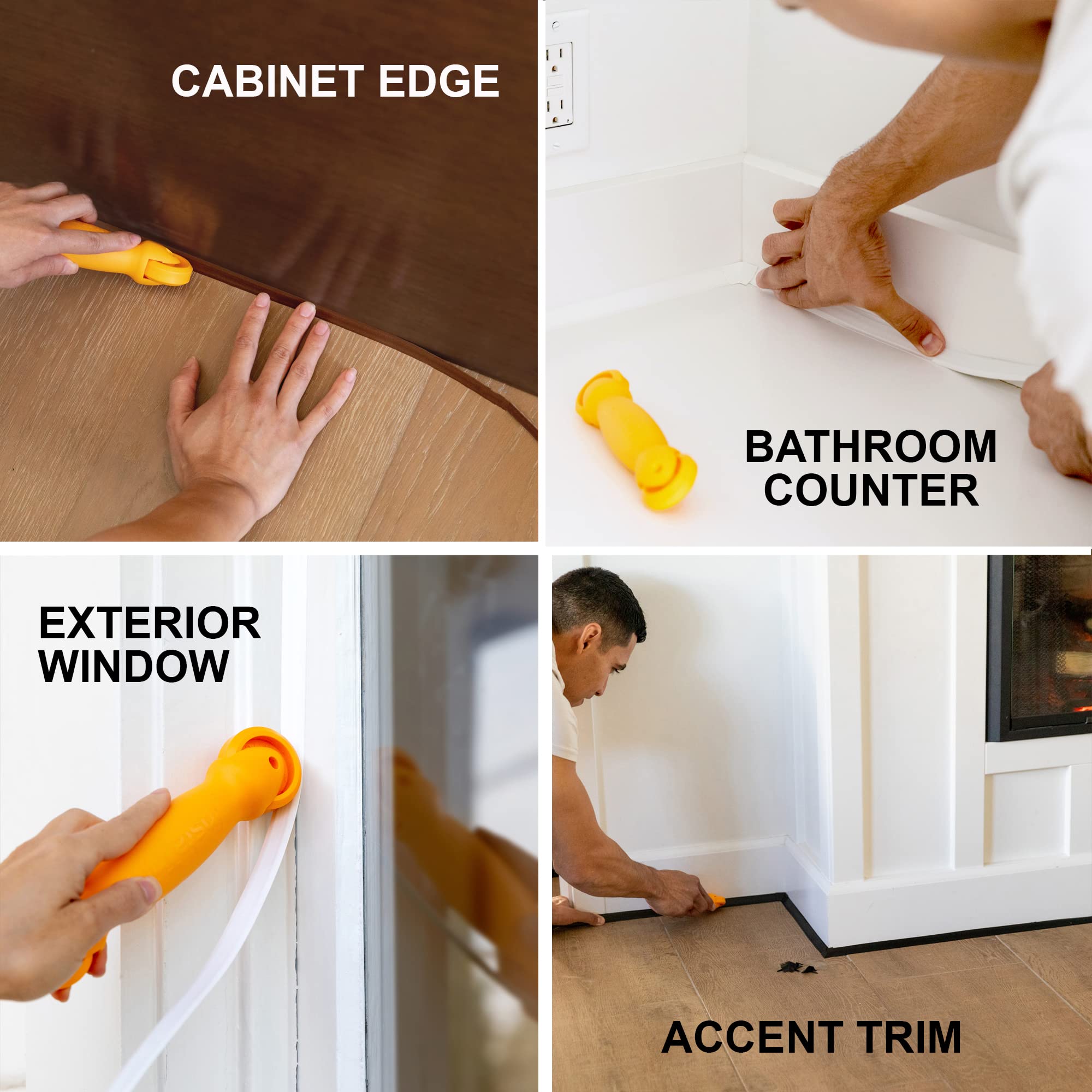 InstaTrim applied at sink edge providing waterproof protection