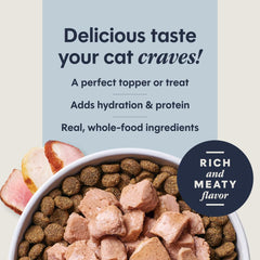 Instinct chicken pouch label showing natural ingredients and flavor