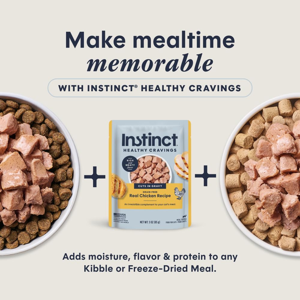 Instinct close texture shot of tender meat pieces for texture variety