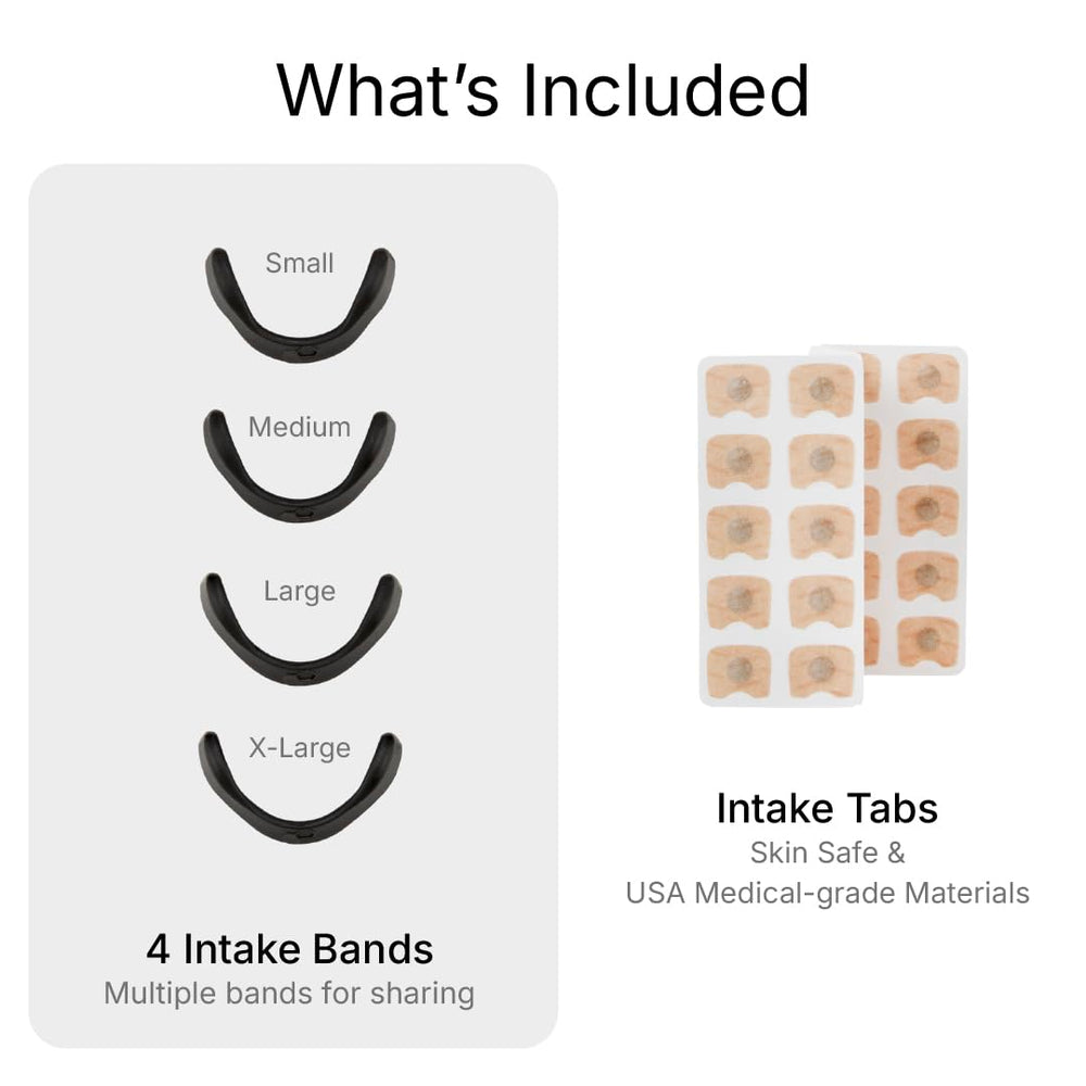 intake close-up of nasal tabs texture highlighting comfortable fit