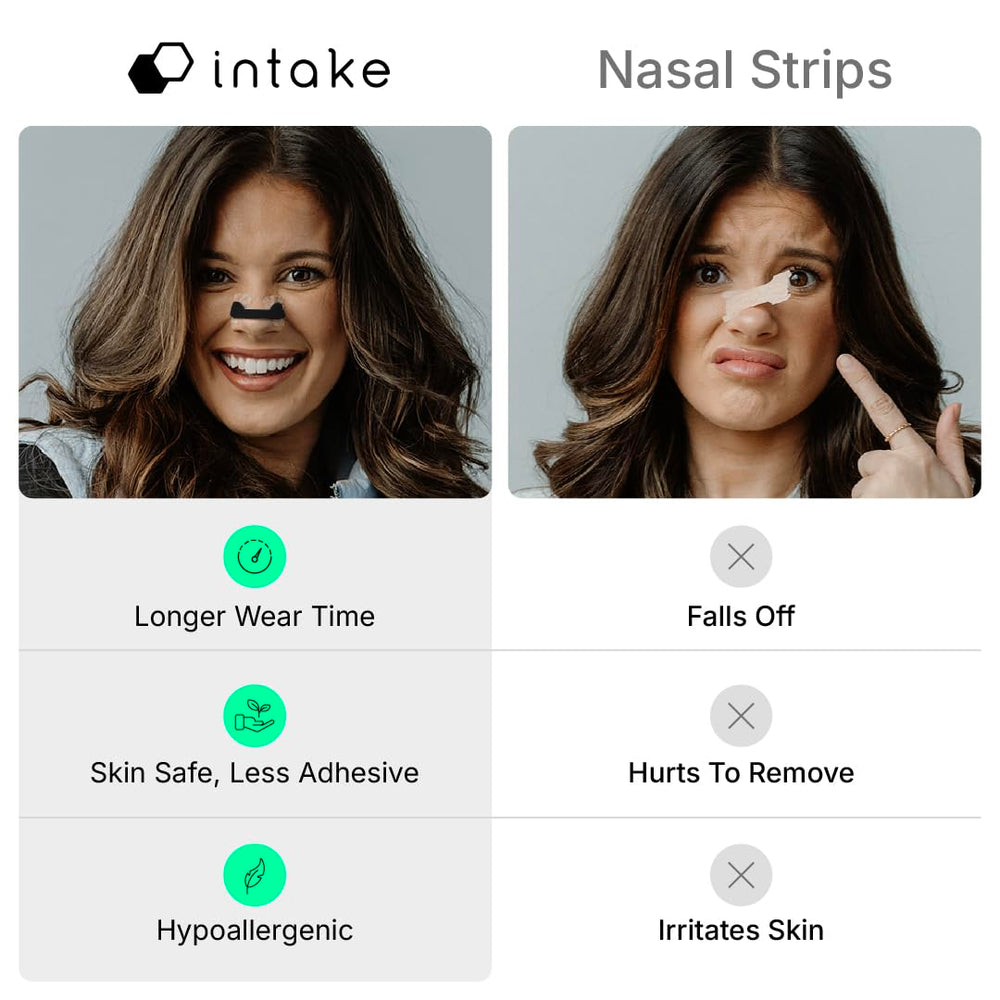 intake lifestyle sleeping setup showing discreet use and better breathing
