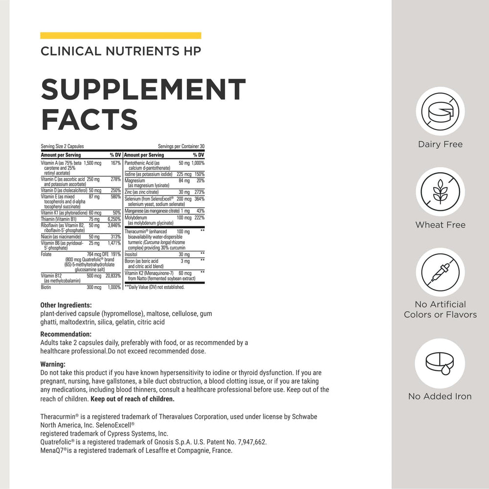 Integrative Therapeutics capsule close‑up showing smooth easy‑to‑swallow texture