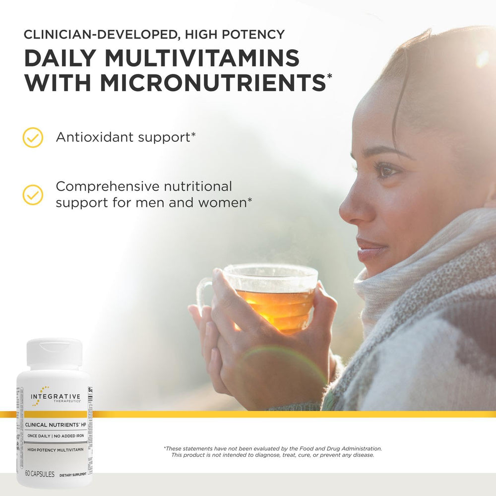 Integrative Therapeutics bottle angled view emphasizing compact packaging