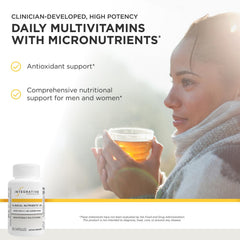 Integrative Therapeutics bottle angled view emphasizing compact packaging