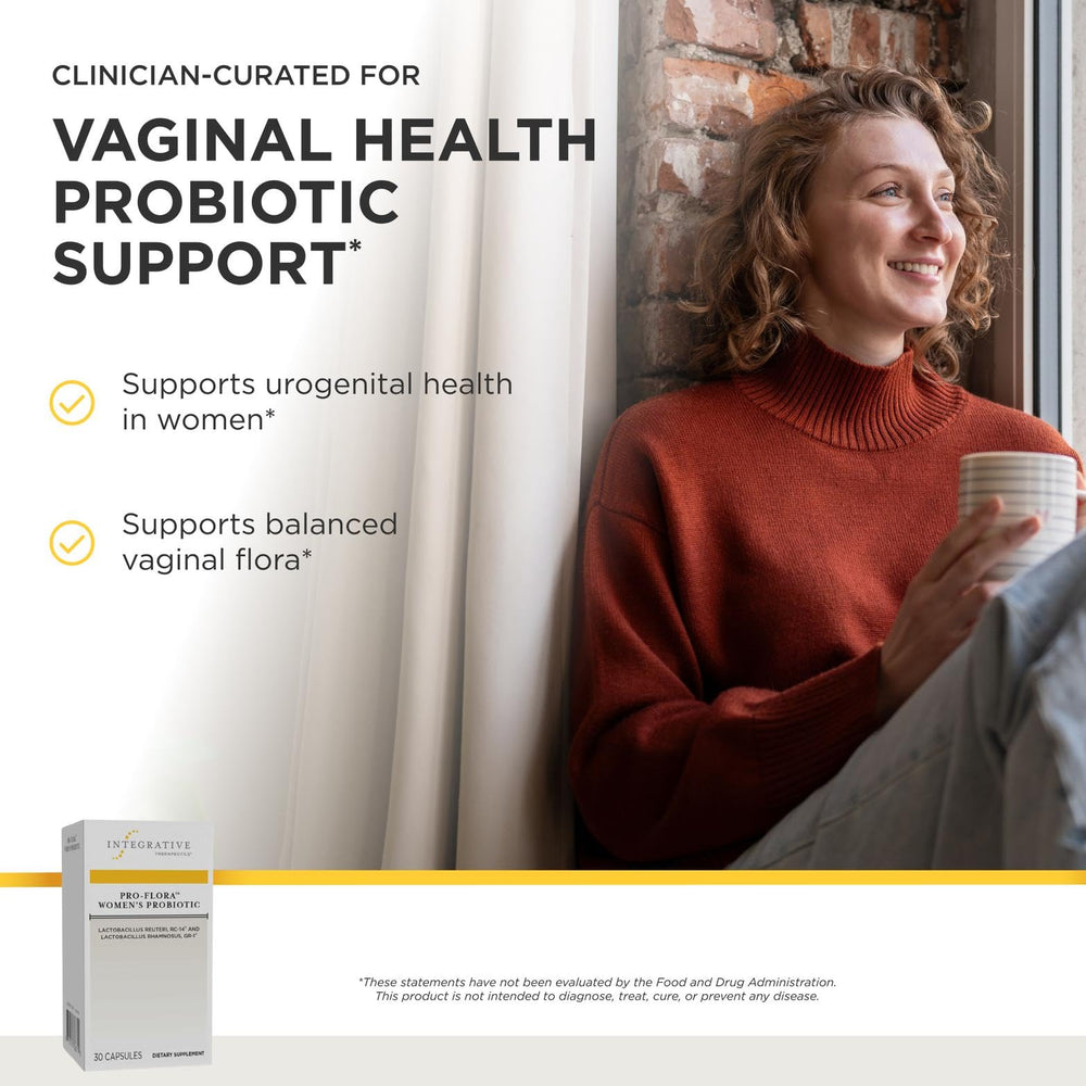 Integrative Therapeutics bottle cap and clear label for quality assurance