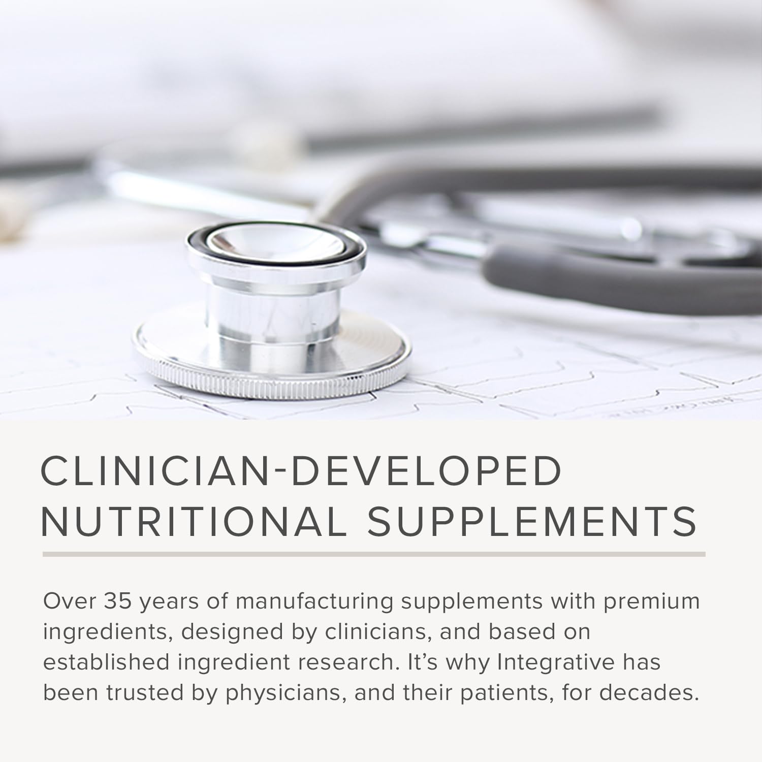 Integrative Therapeutics label close-up showing tocopherol blend and ingredient transparency for informed choice