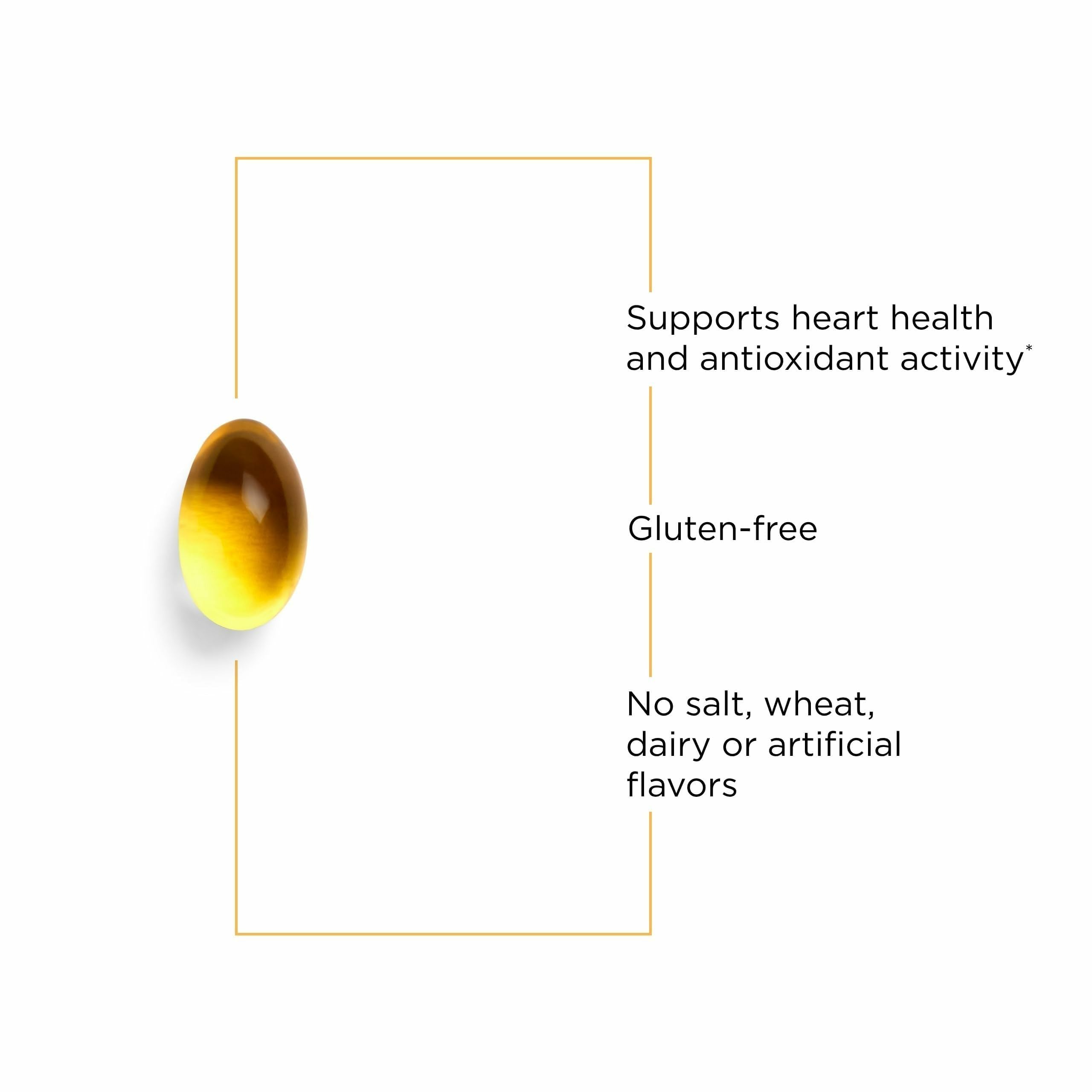 Integrative Therapeutics softgel texture against white background illustrating clarity and purity for consumer reassurance
