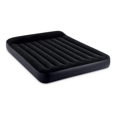 Intex front view of queen air mattress showing full setup and comfort