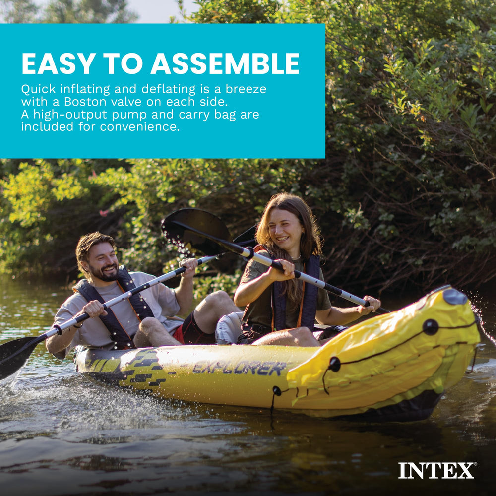 Intex Explorer K2 packed in carry bag demonstrating compact transportability