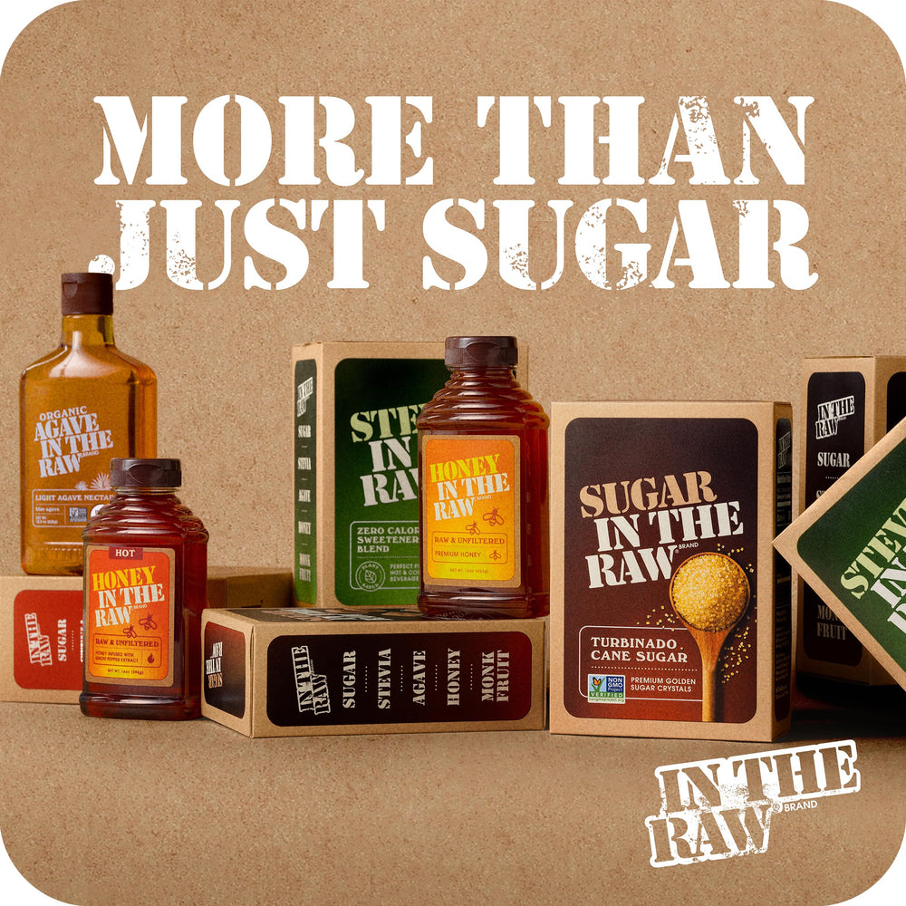 IN THE RAW packet on kitchen counter showing convenient everyday use benefit