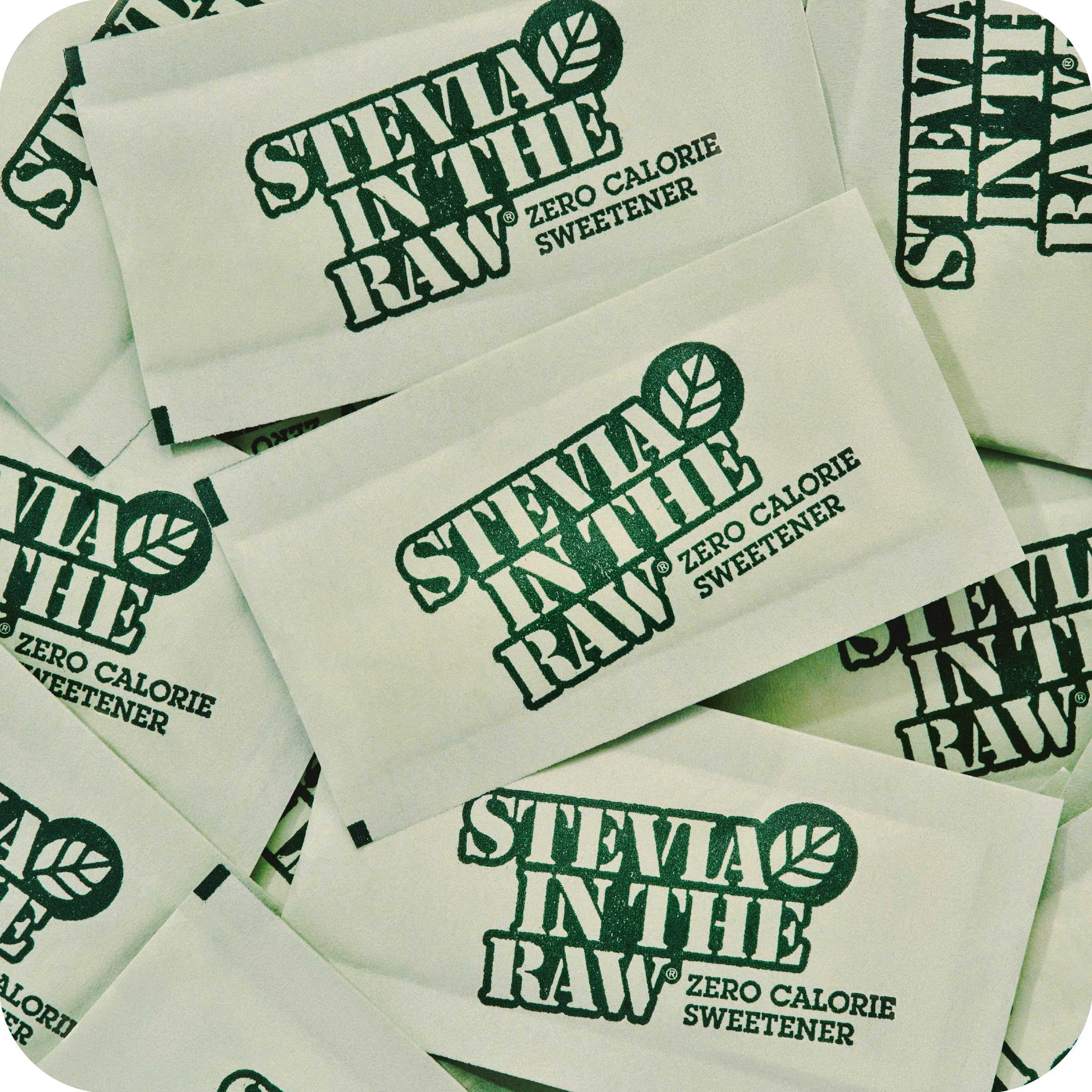 IN THE RAW spread of multiple packets showing portion control benefit