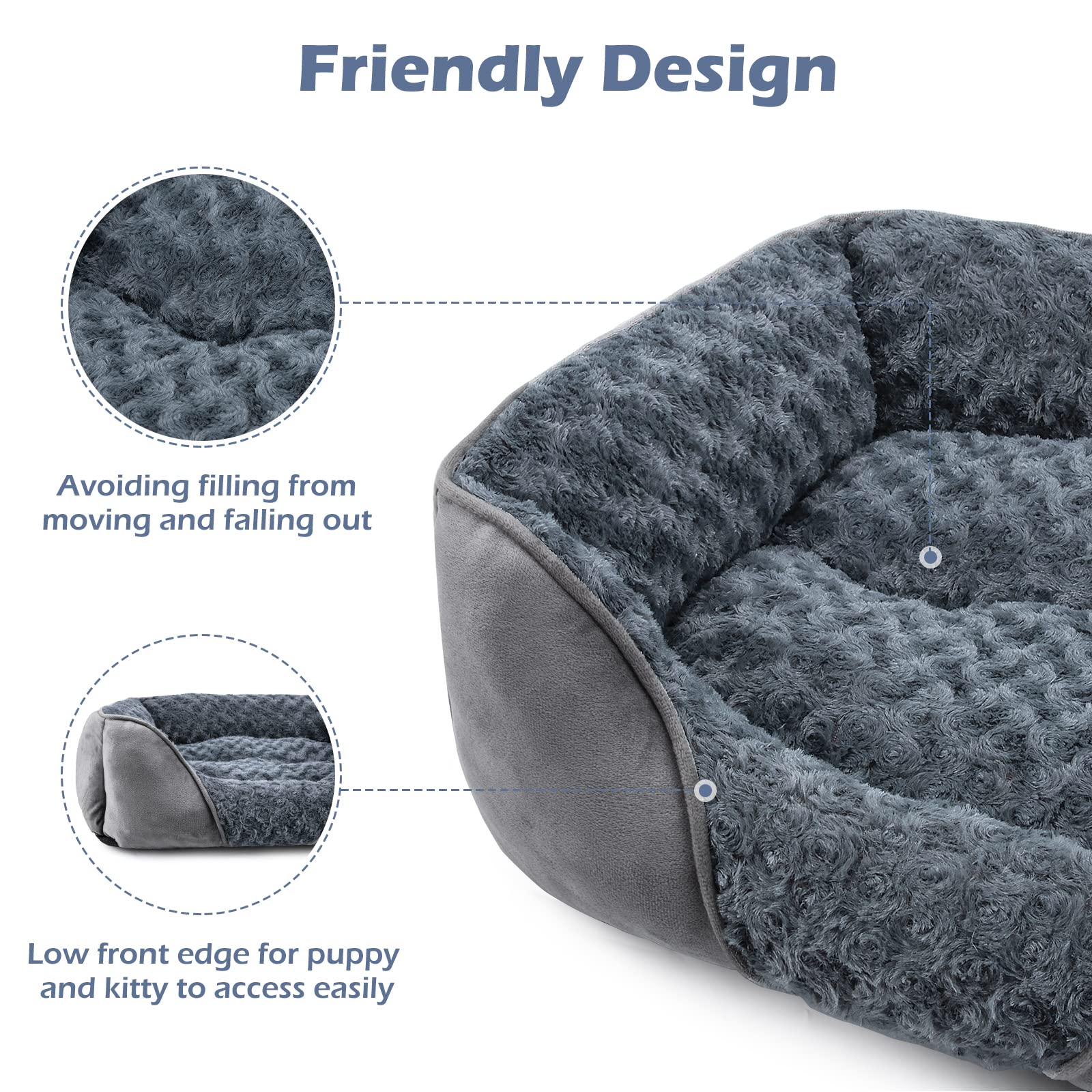 INVENHO anti-slip bottom texture providing secure floor grip
