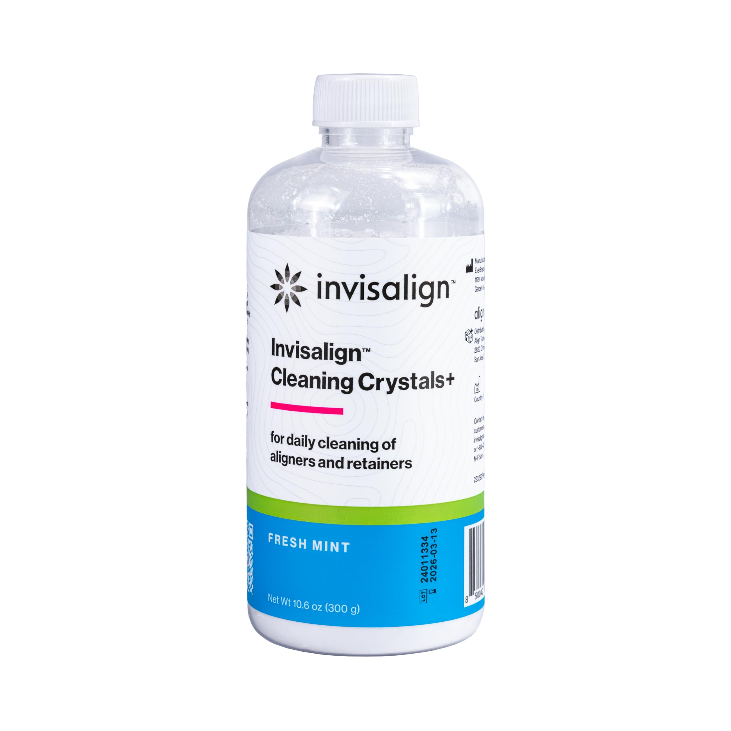 INVISALIGN front packaging showing product and mint benefit