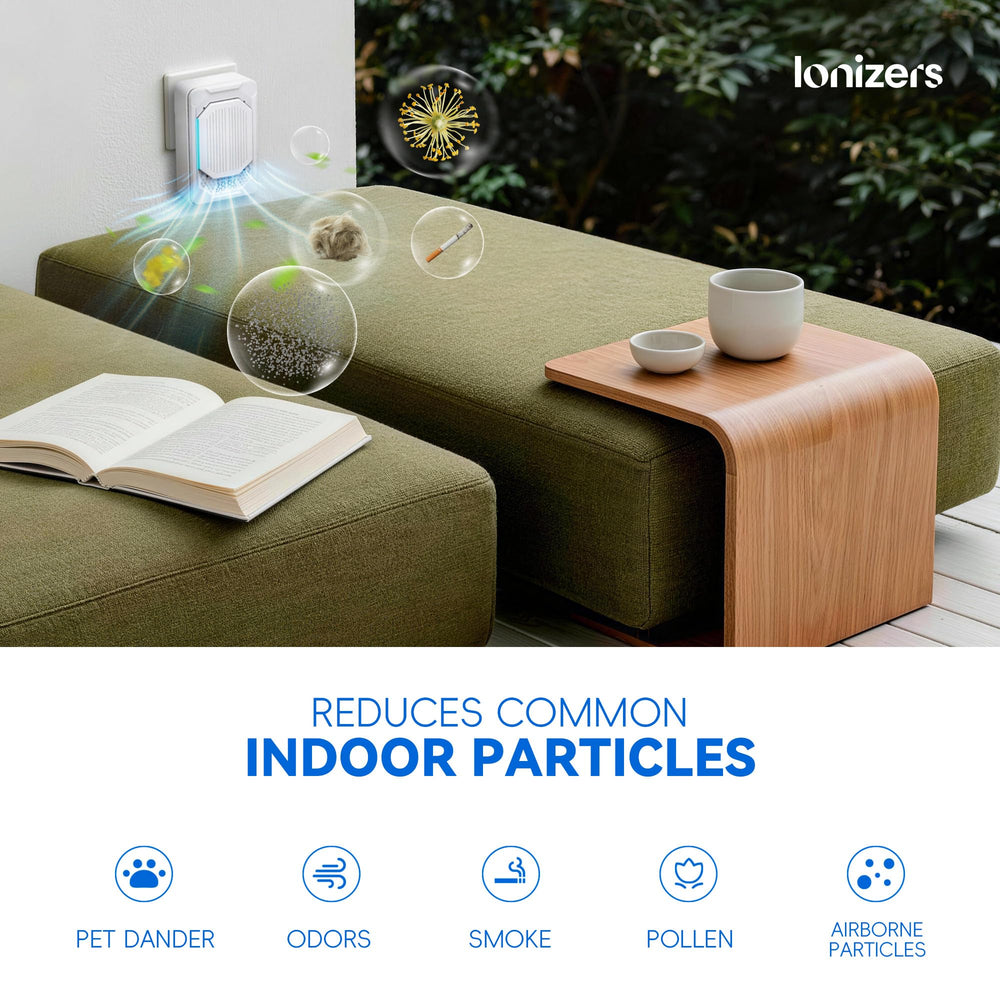 Ionizers casing texture and material detail showing durable finish benefit