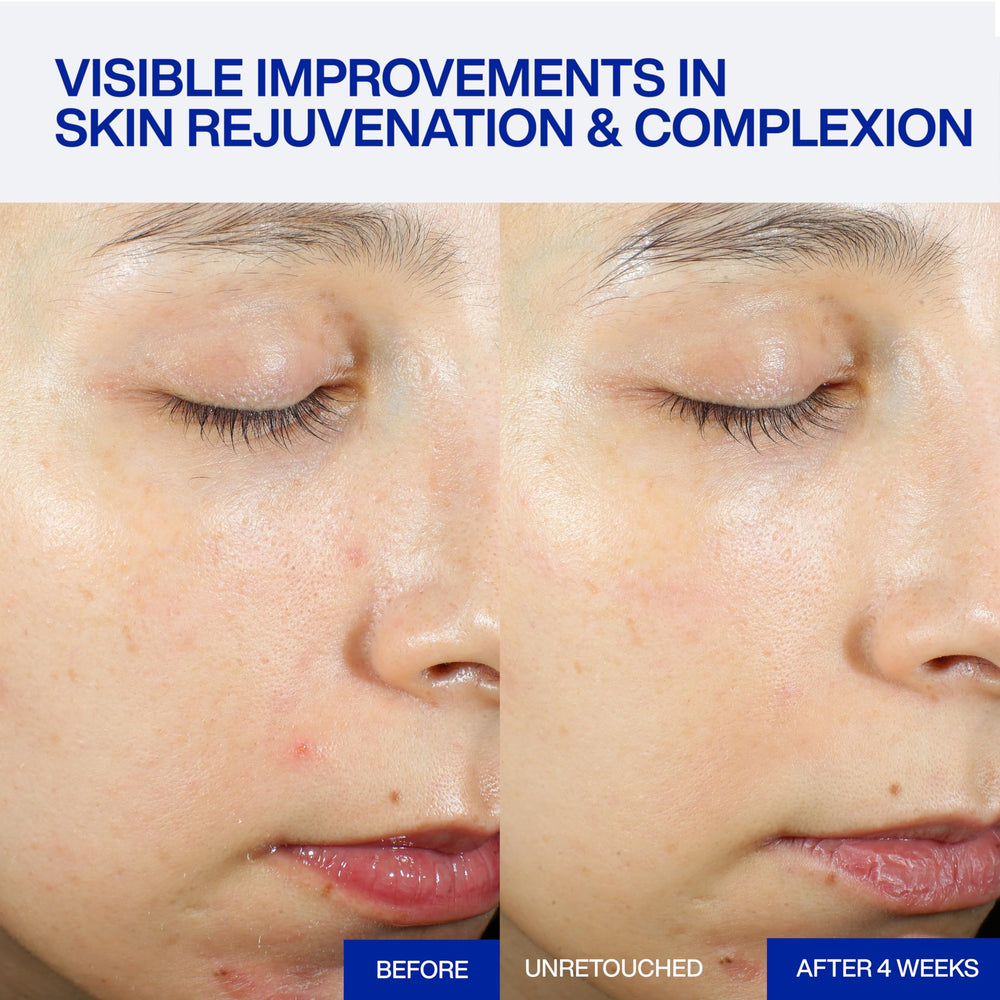 IOPE serum poured in hand demonstrating fast absorbing, non-greasy feel