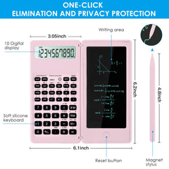 iPepul pink notepad display showing paperless note area for quick formula reminders