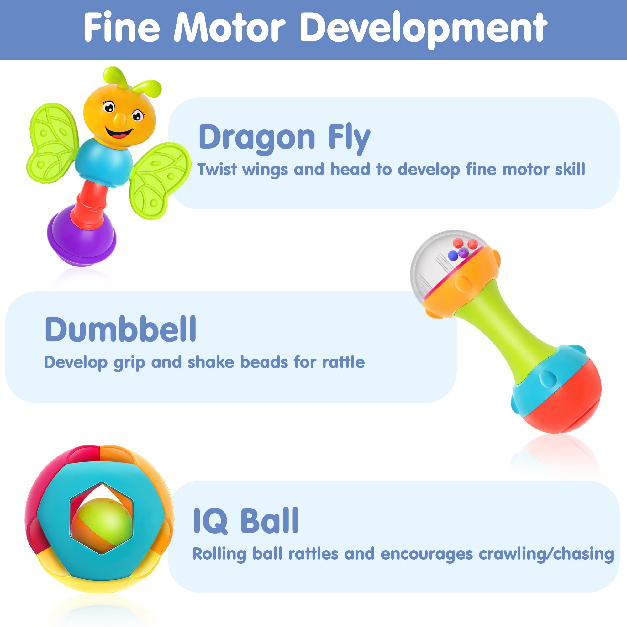 iPlay, iLearn attached to stroller for on-the-go stimulation