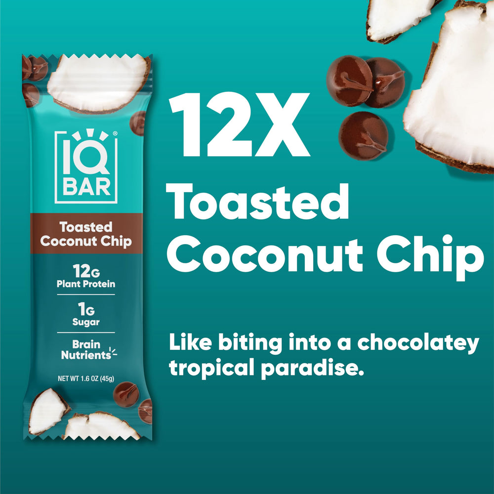 IQBAR bar in hand to show size and convenient on-the-go benefit