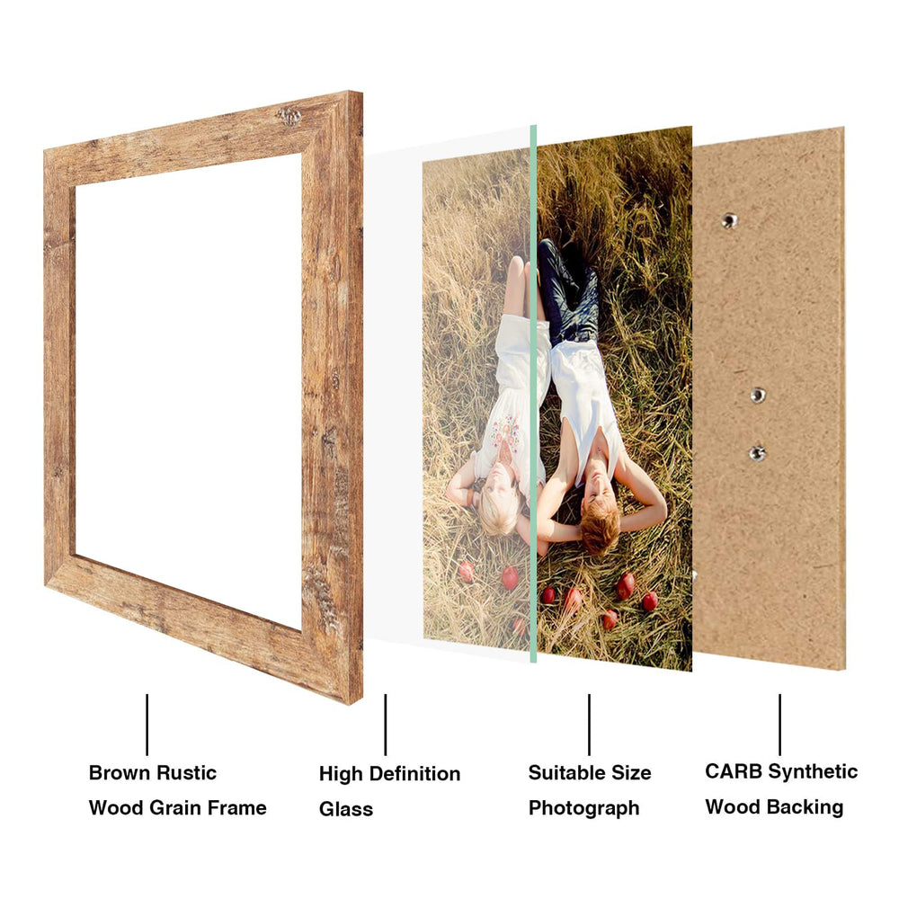 iRahmen back showing fasteners and easel for quick assembly and versatile display benefit