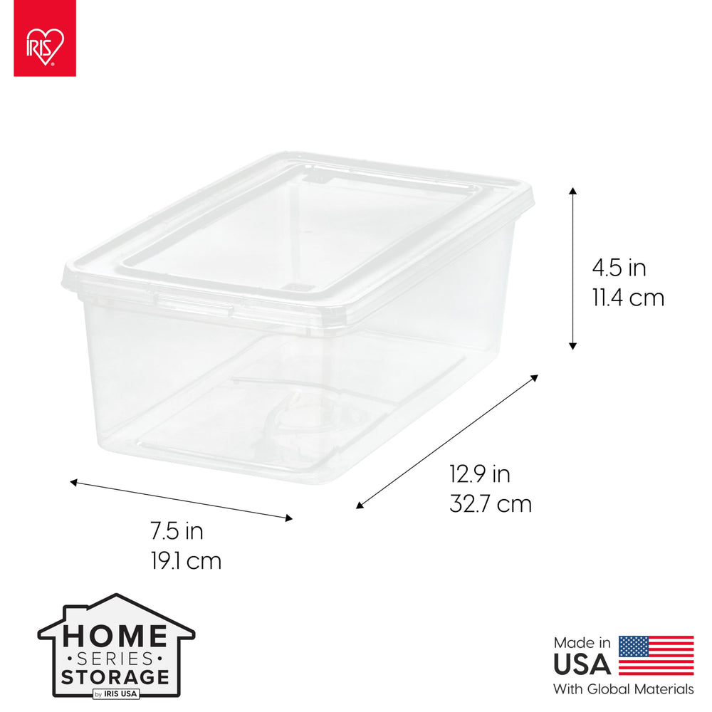IRIS USA lid groove closeup demonstrating secure stacking stability