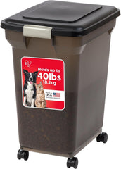 IRIS USA front view smoke container showing compact storage benefit
