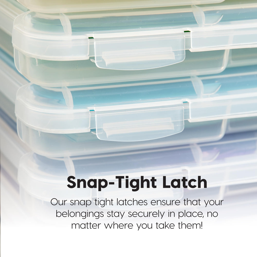 IRIS USA side stack on shelf saving space benefit