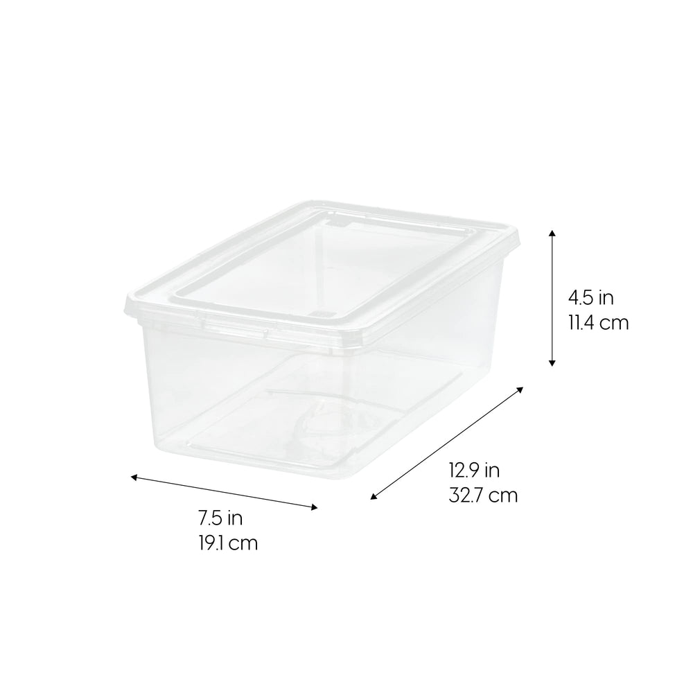 IRIS USA top lid groove detail highlighting secure stacking advantage