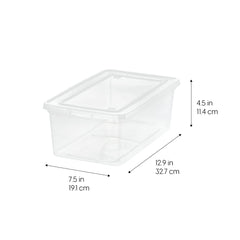 IRIS USA top lid groove detail highlighting secure stacking advantage